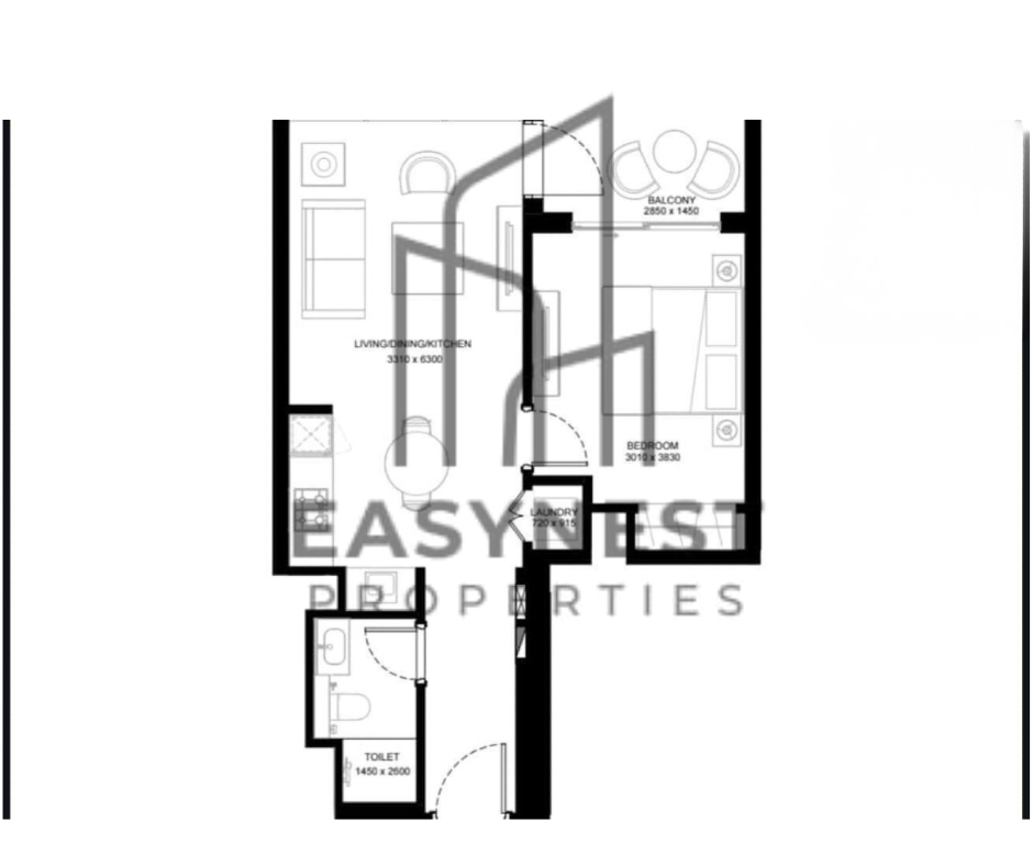 1 Sobha Creek Vista Heights Tower A 1 BR